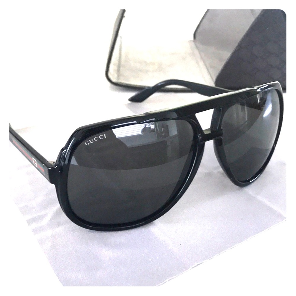 Men’s Gucci Aviator Havana Sunglasses